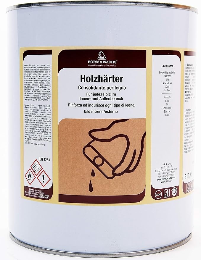 HOLZ - HAERTER CONSOLIDANTE PER LEGNO 5 LT da COLOR CENTER DI IACCARINO SANDRO