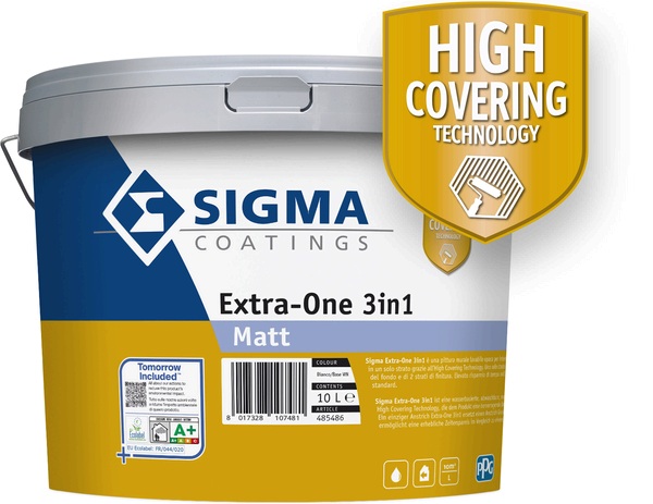 EXTRA-ONE 3IN1LAVABILE BIANCO LT.5 da COLOR CENTER DI IACCARINO SANDRO