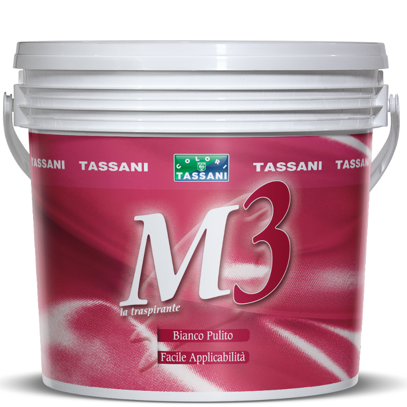 M3 PITTURA TRASPIRANTE BIANCO LT.14 da COLOR CENTER DI IACCARINO SANDRO