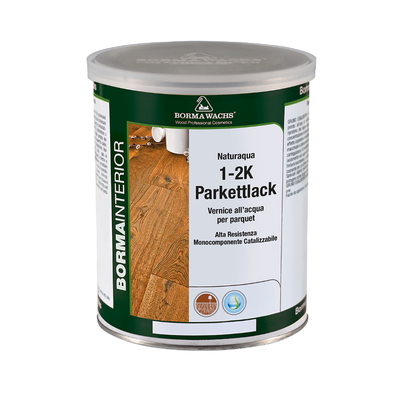 NATURAQUA PARKETTLACK 1-2K VERNICE ALL' ACQUA PER PARQUET  LT.1 da COLOR CENTER DI IACCARINO SANDRO