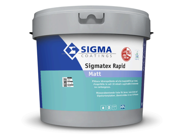SIGMATEX RAPID PITTURA AD ALTÀ TRASPIRABILITÀ LT.14 da COLOR CENTER DI IACCARINO SANDRO