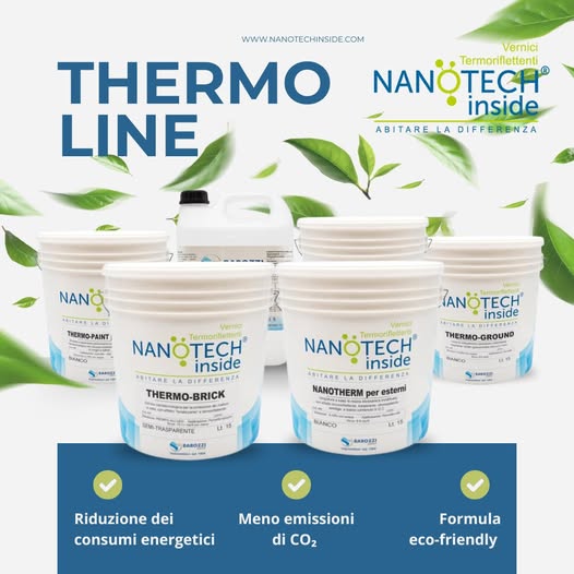 Vernici della nostra gamma Thermo-line per facciate.