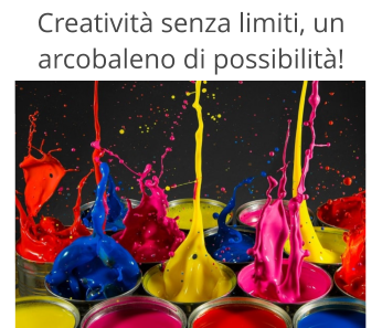 Creatività senza limiti, un arcobaleno di possibilità!
