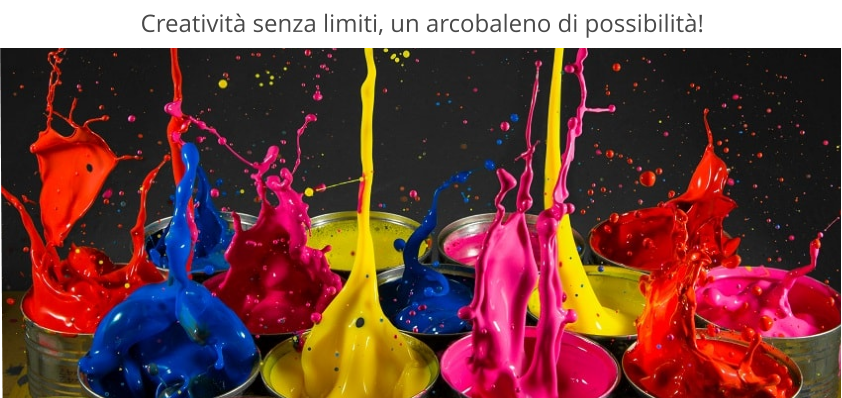 Creatività senza limiti, un arcobaleno di possibilità!